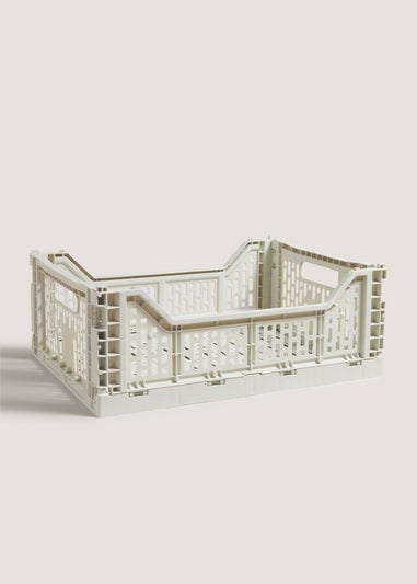 Grey Collapsible Crate (38.5x30xm)