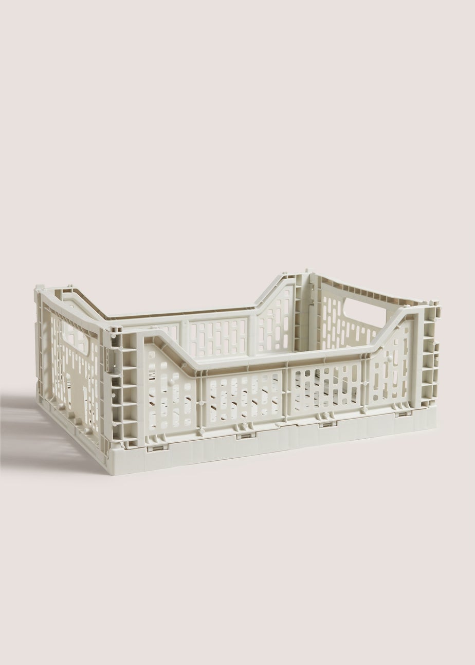 Grey Collapsible Crate (38.5x30xm)
