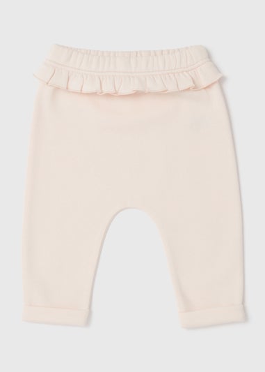 Baby Pink Ruffle Joggers (Newborn-23mths)