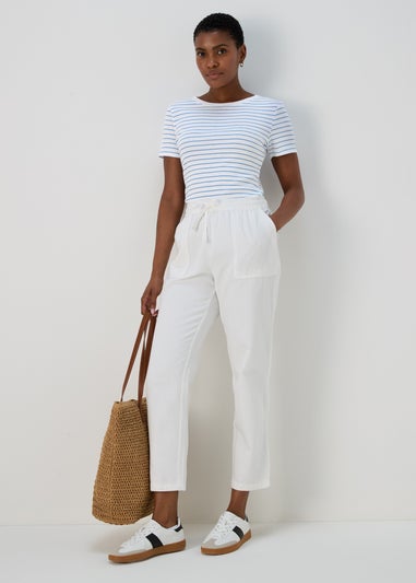 White & Blue Stripe T-Shirt