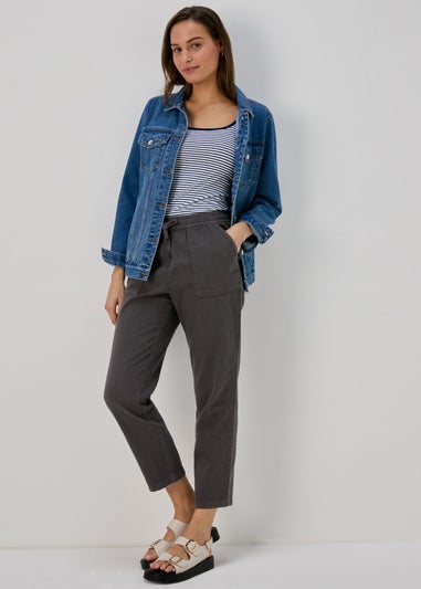 Navy Stripe Cami Top