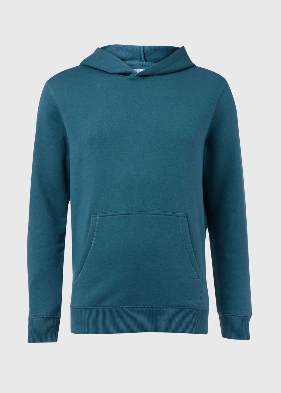 Blue Essential Pull On Hoodie