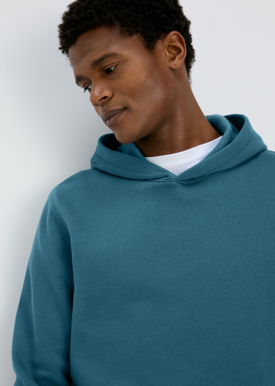 Blue Essential Pull On Hoodie