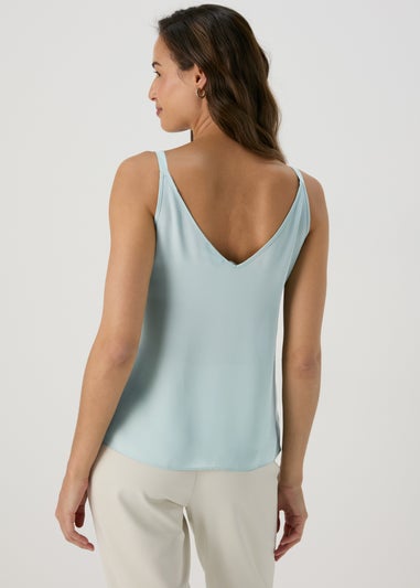 Et Vous Sage Green Plain Cami Top