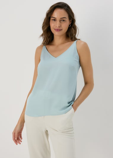 Et Vous Sage Green Plain Cami Top