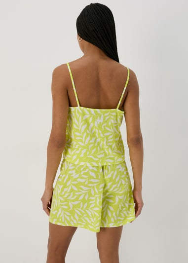 Lime Co Ord Short