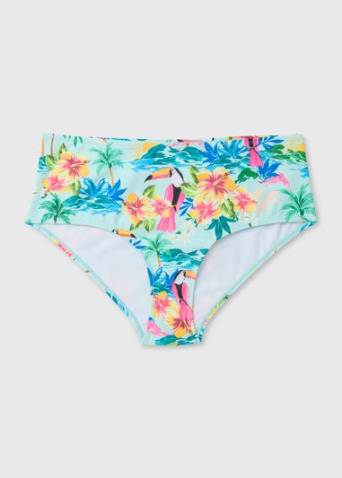 Multicolour D Plus Midi Bikini Bottoms
