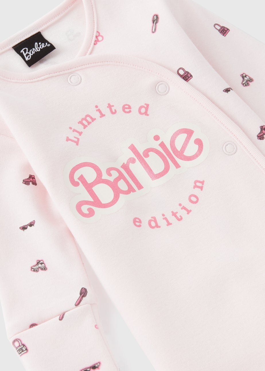 Baby Pink Limited Edition Barbie Sleepsuit (Newborn-18mths)