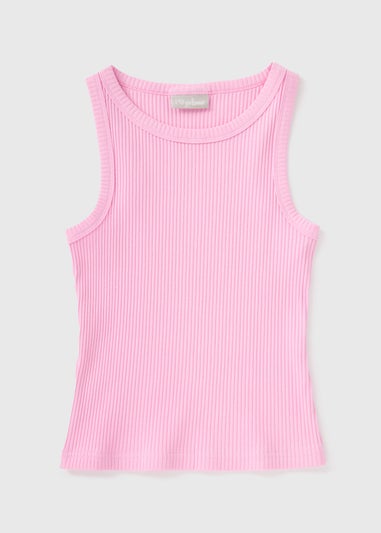 Girls Pink Ribbed Vets (7-15yrs)