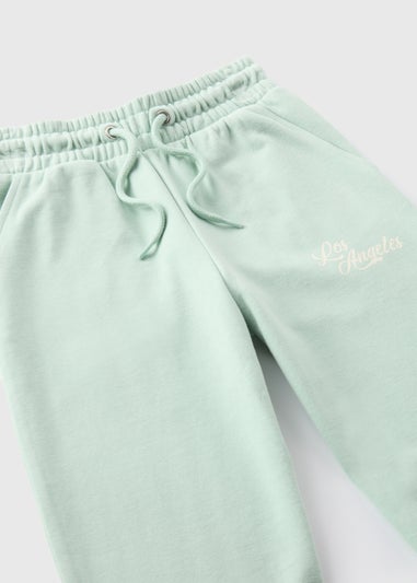 Girls Sage Green Los Angeles Joggers (7-15yrs)