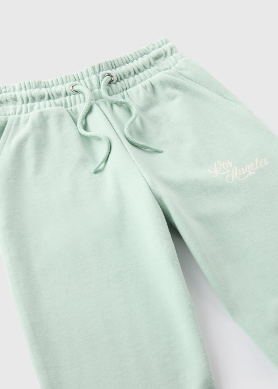 Girls Sage Green Los Angeles Joggers (7-15yrs)