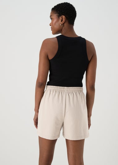 Beige Collegiate Shorts