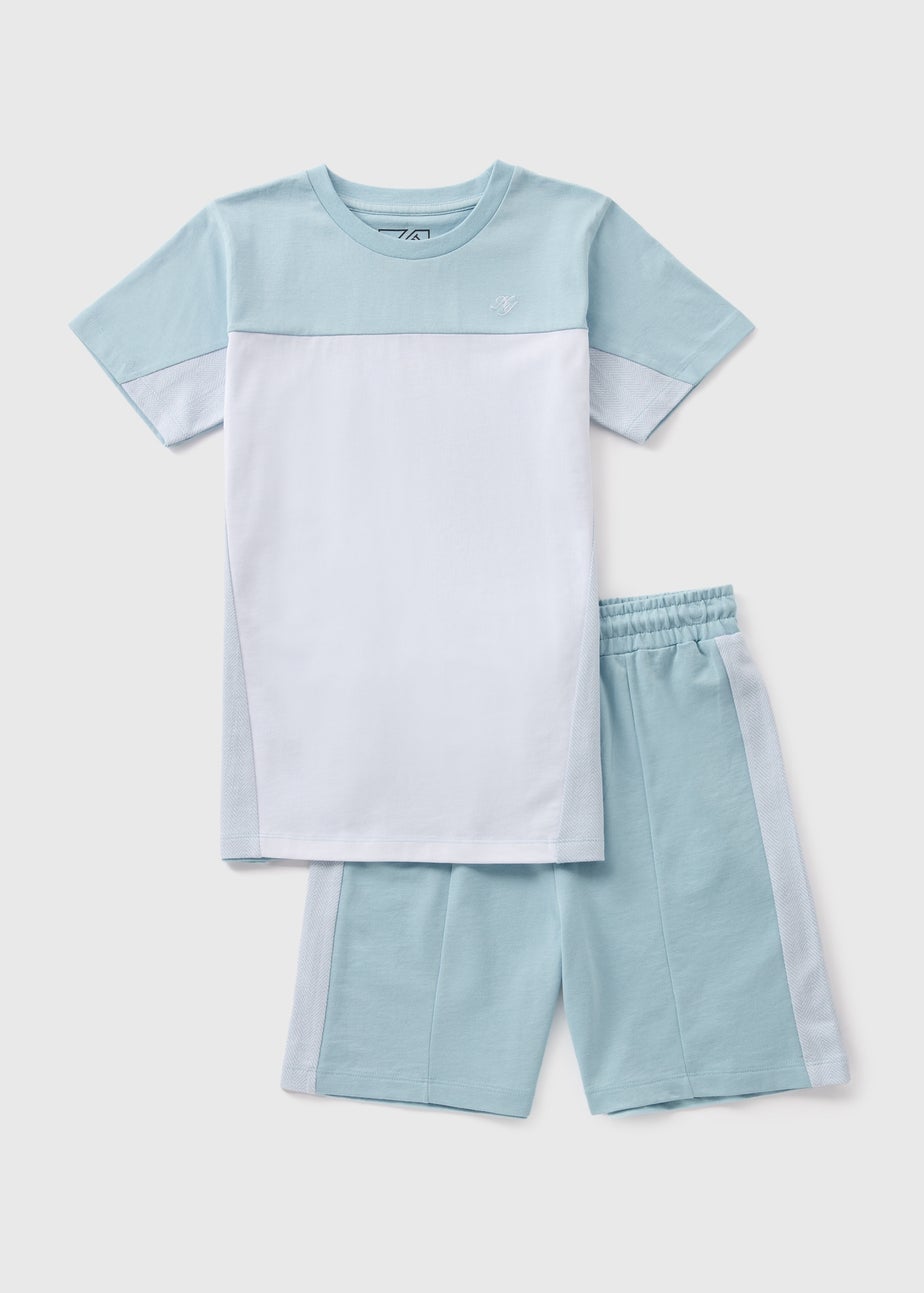 Boys Blue Top & Shorts Set (7-12yrs)