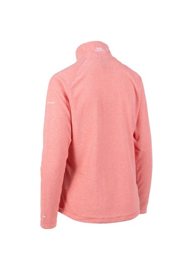 Trespass Pink Meadows Fleece Quarter Zip