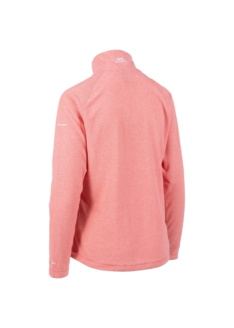 Trespass Pink Meadows Fleece Quarter Zip