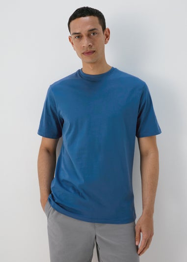 Bright Blue Crew Neck T-Shirt