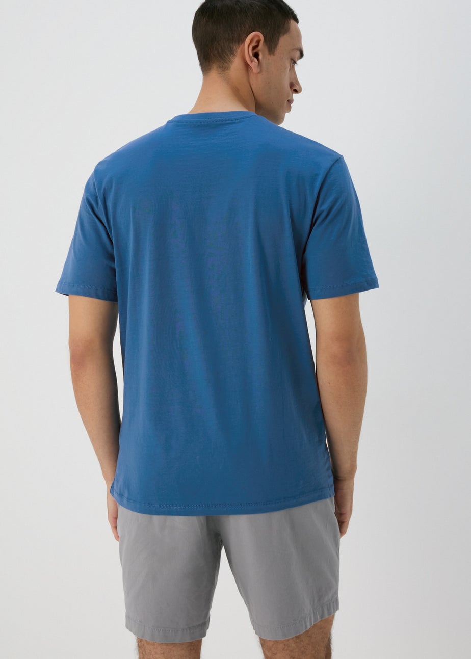 Bright Blue Crew Neck T-Shirt