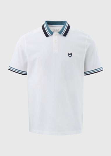 White Tipped Polo Shirt