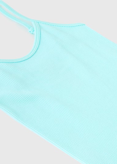 Girls Blue Seamless Unitard (7-15yrs)