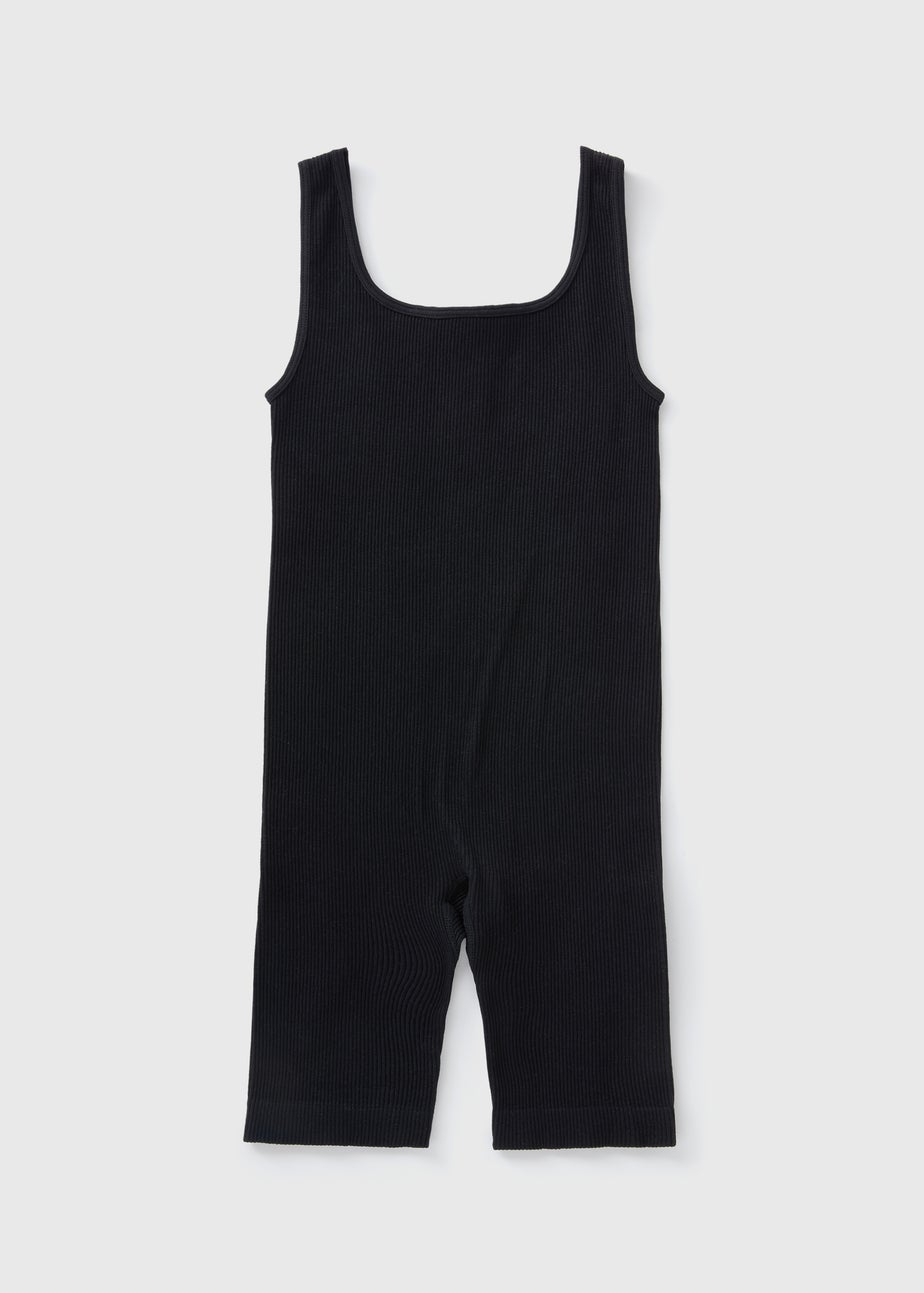 Girls Black Seamless Unitard (7-15yrs)