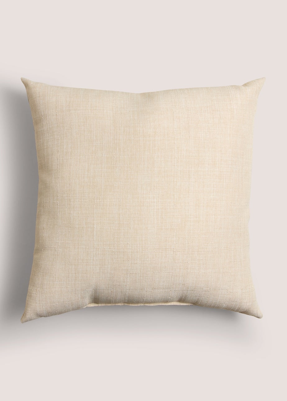 Neutral Linen-Look Cushion