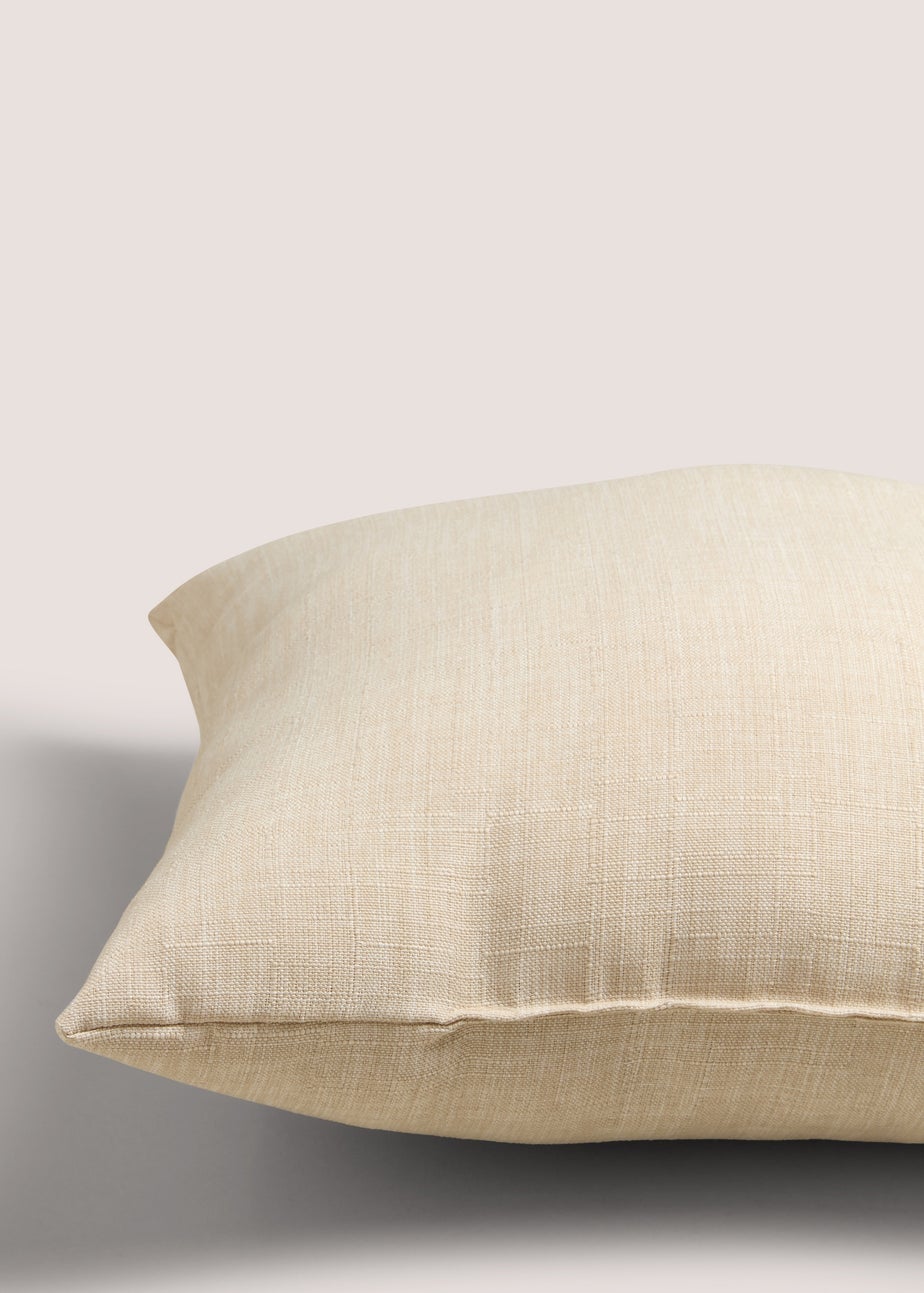 Neutral Linen-Look Cushion