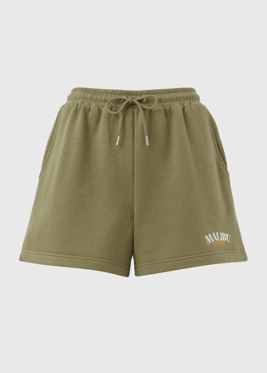 Khaki Malibu Collegiate Shorts