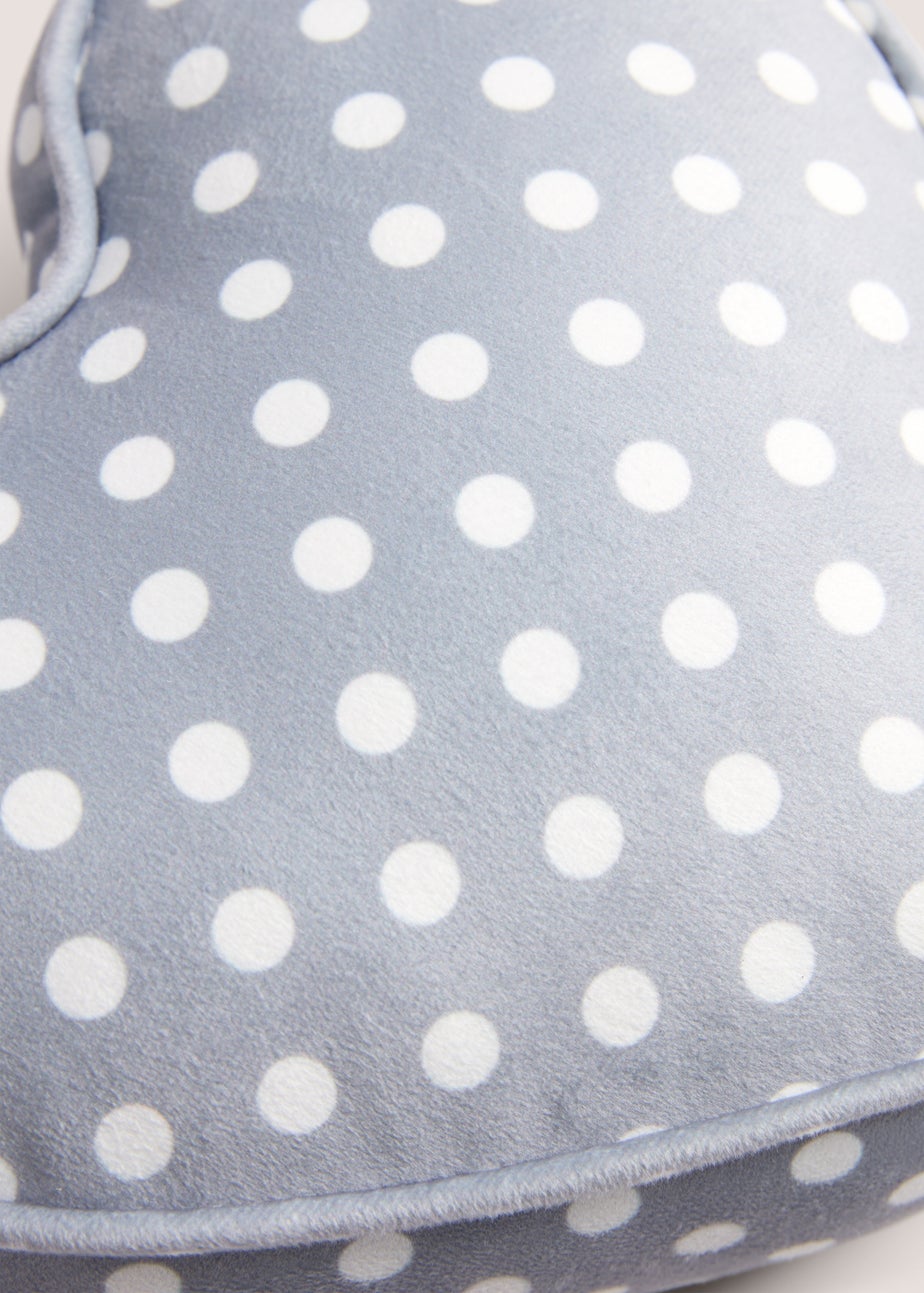 Grey Shaped Heart Doorstop ( 24x24x8CM )