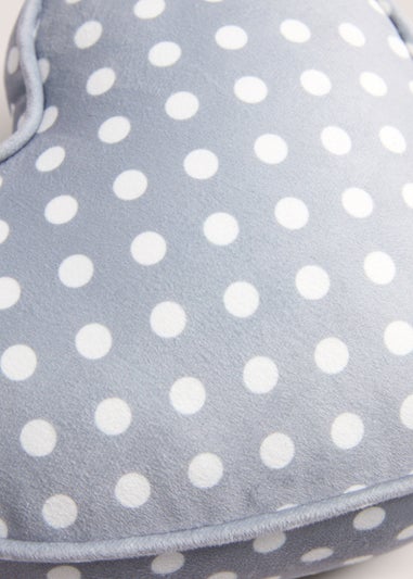 Grey Shaped Heart Doorstop ( 24x24x8CM )