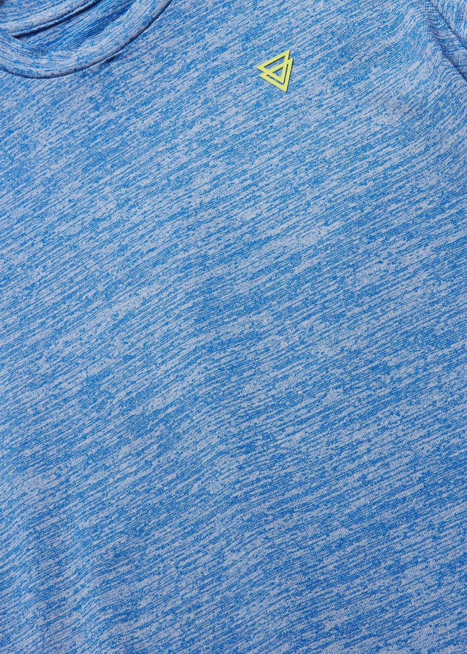 Boys Cobalt Textured Sports T-Shirt (1-7yrs)