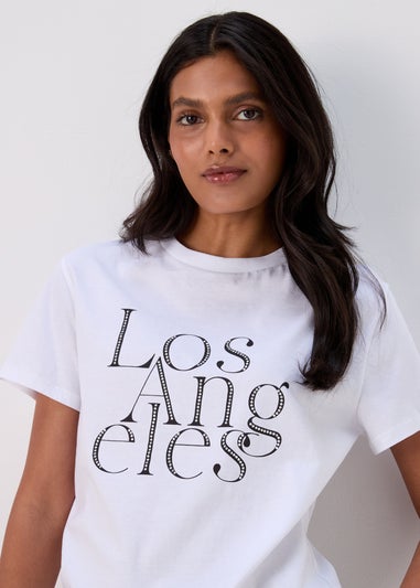 White Los Angeles T-Shirt