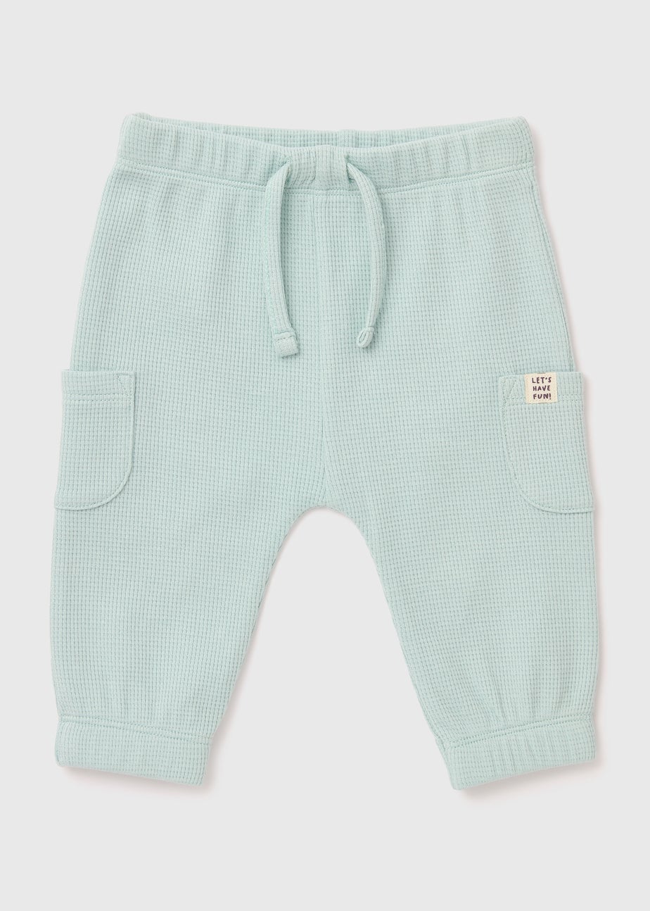 Baby Mint Cargo Joggers (Newborn-23mths)