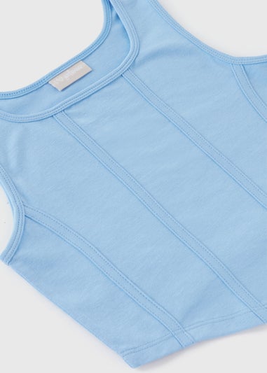 Girls Blue Corset Top (7-15yrs)