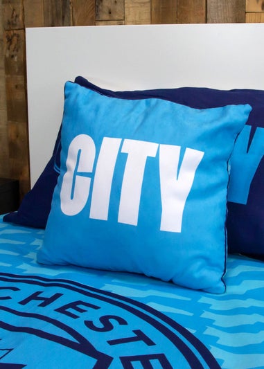 Man City FC Crestcol Square Cushion (40cm x 40cm)