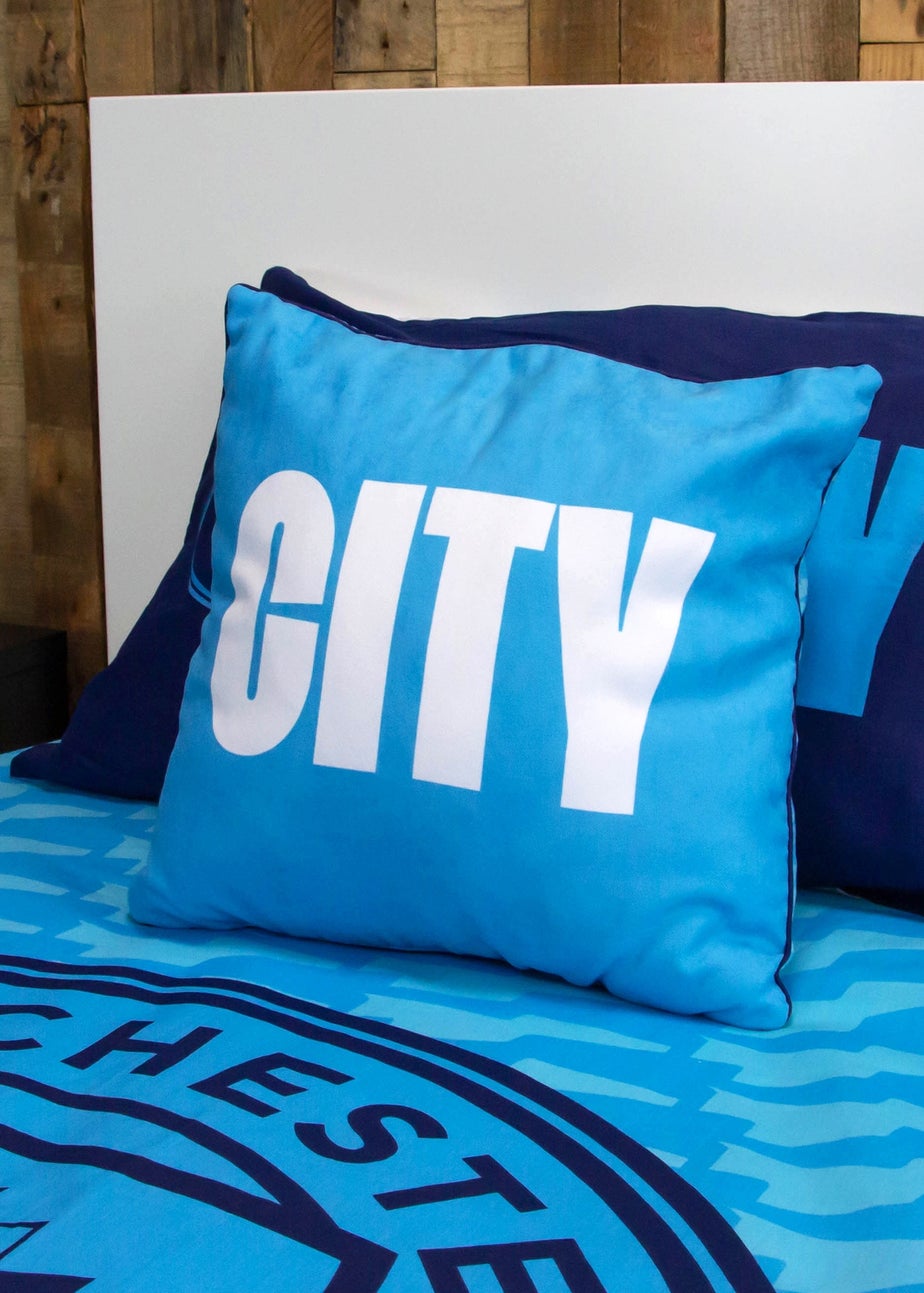 Man City FC Crestcol Square Cushion (40cm x 40cm)