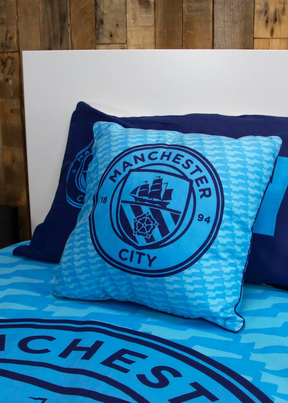 Man City FC Crestcol Square Cushion (40cm x 40cm)