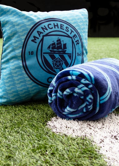 Man City FC Crestcol Square Cushion (40cm x 40cm)