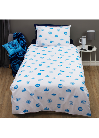 Man City FC Crestcol Duvet Cover Set