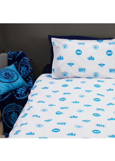 Man City FC Crestcol Duvet Cover Set