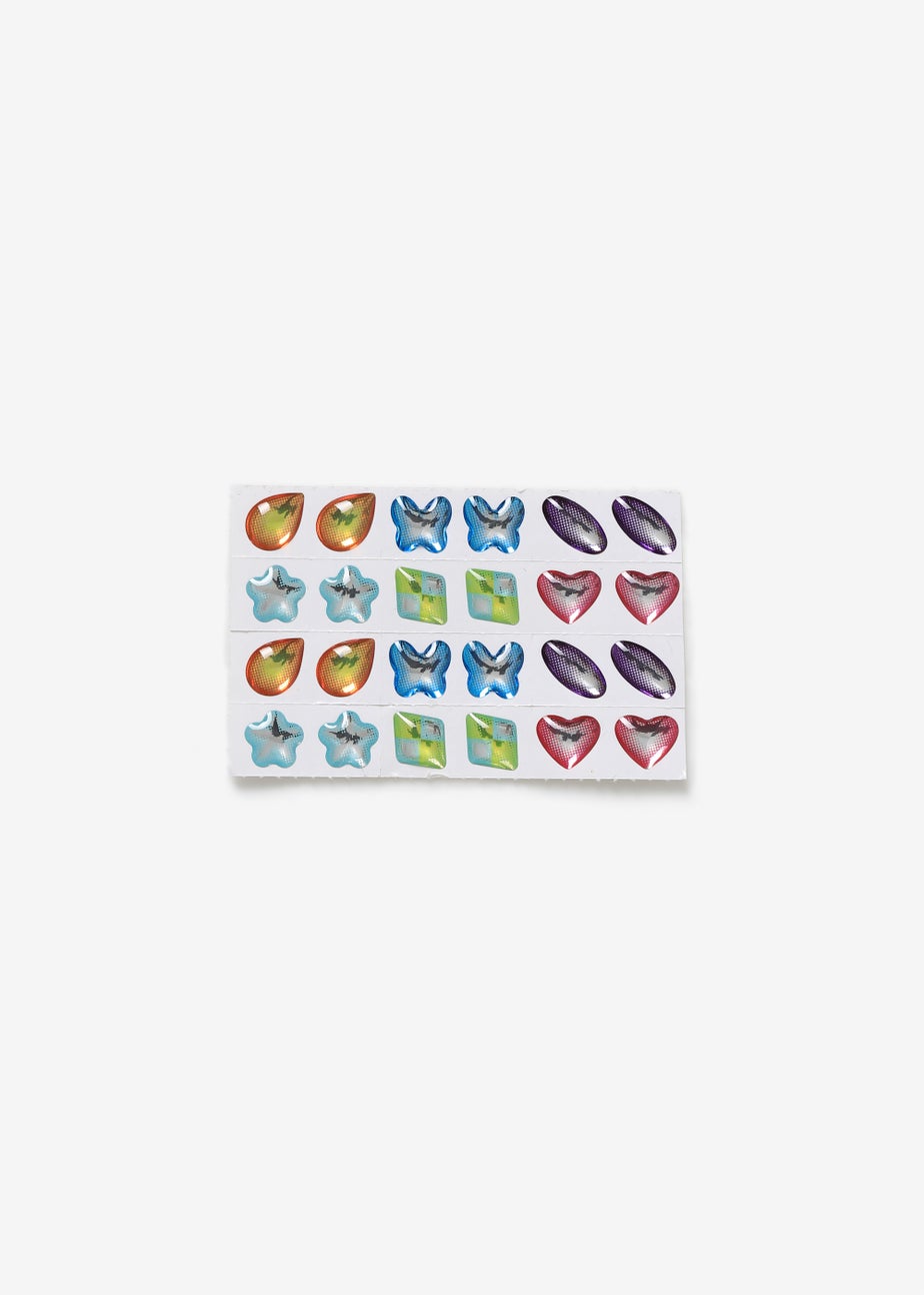 24 Pack Multicoloured Stickers