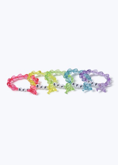 Kids 5 Pack Multicoloured BFF Bracelets