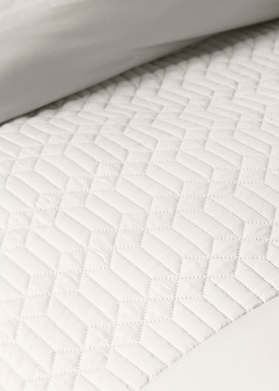 Ivory Geo Pinsonic Duvet Cover