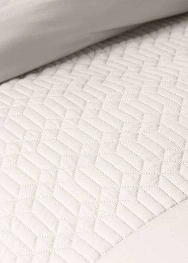 Ivory Geo Pinsonic Duvet Cover