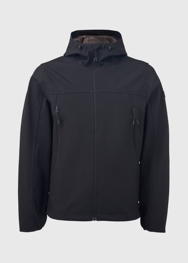 Black Soft Shell Coat