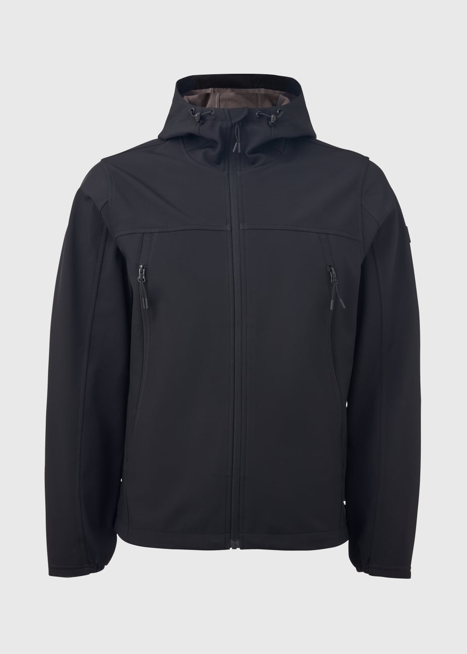 Black Soft Shell Coat