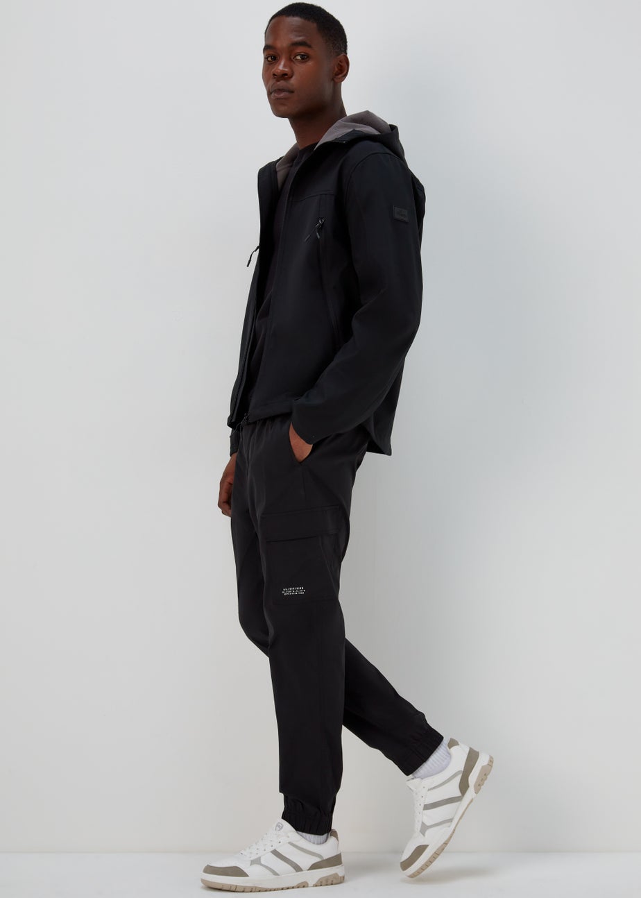 Black Soft Shell Coat