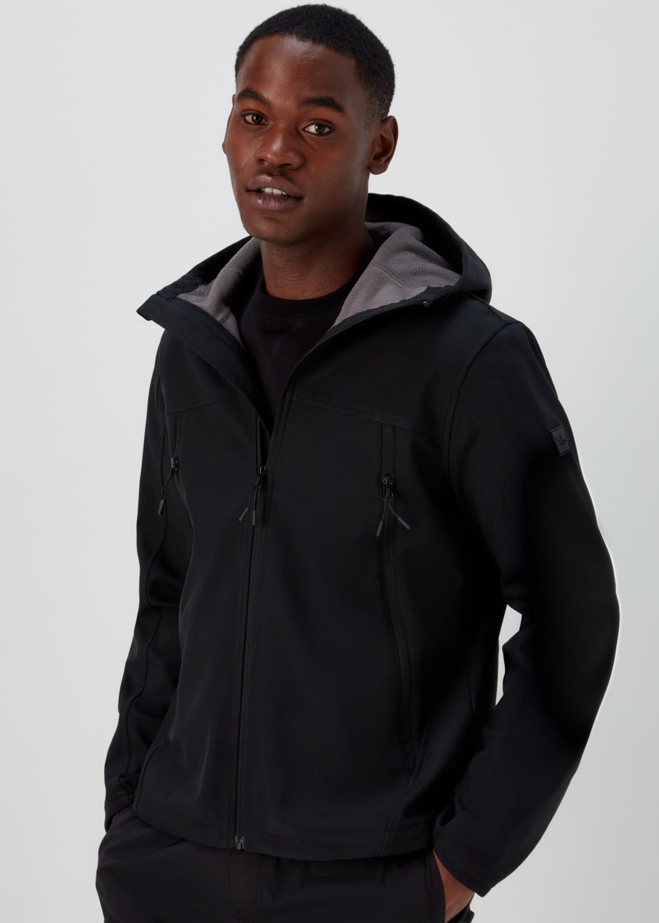 Black Soft Shell Coat