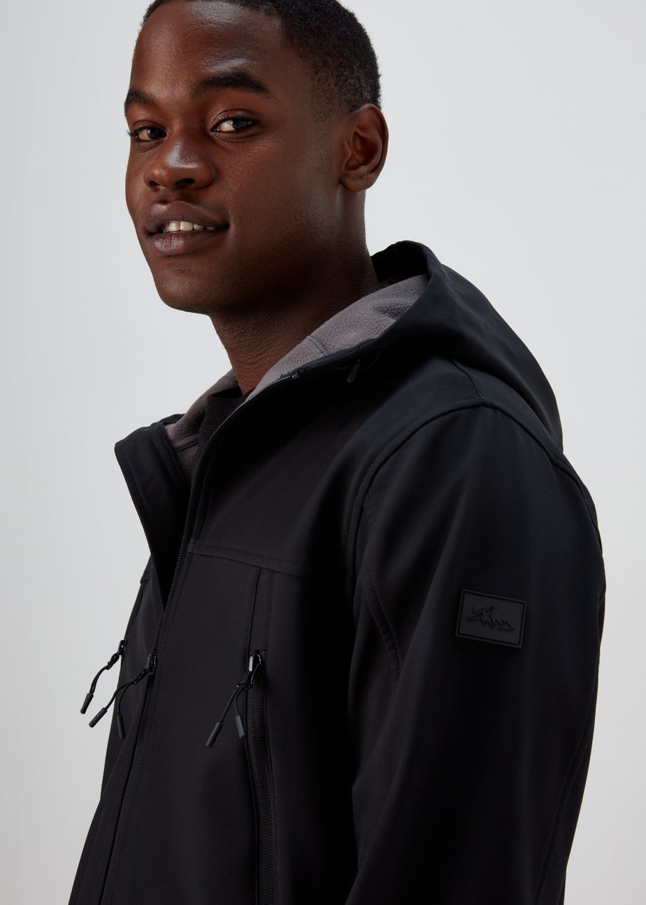 Black Soft Shell Coat