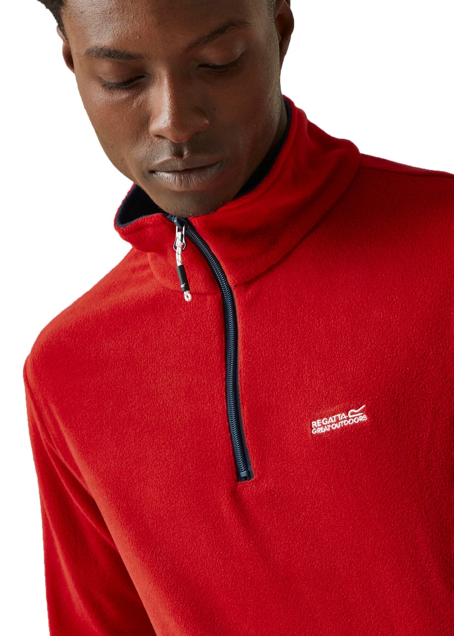 Regatta Red Half Zip Thompson Fleece