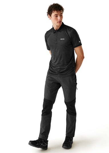 Regatta Black Remex Polo Shirt